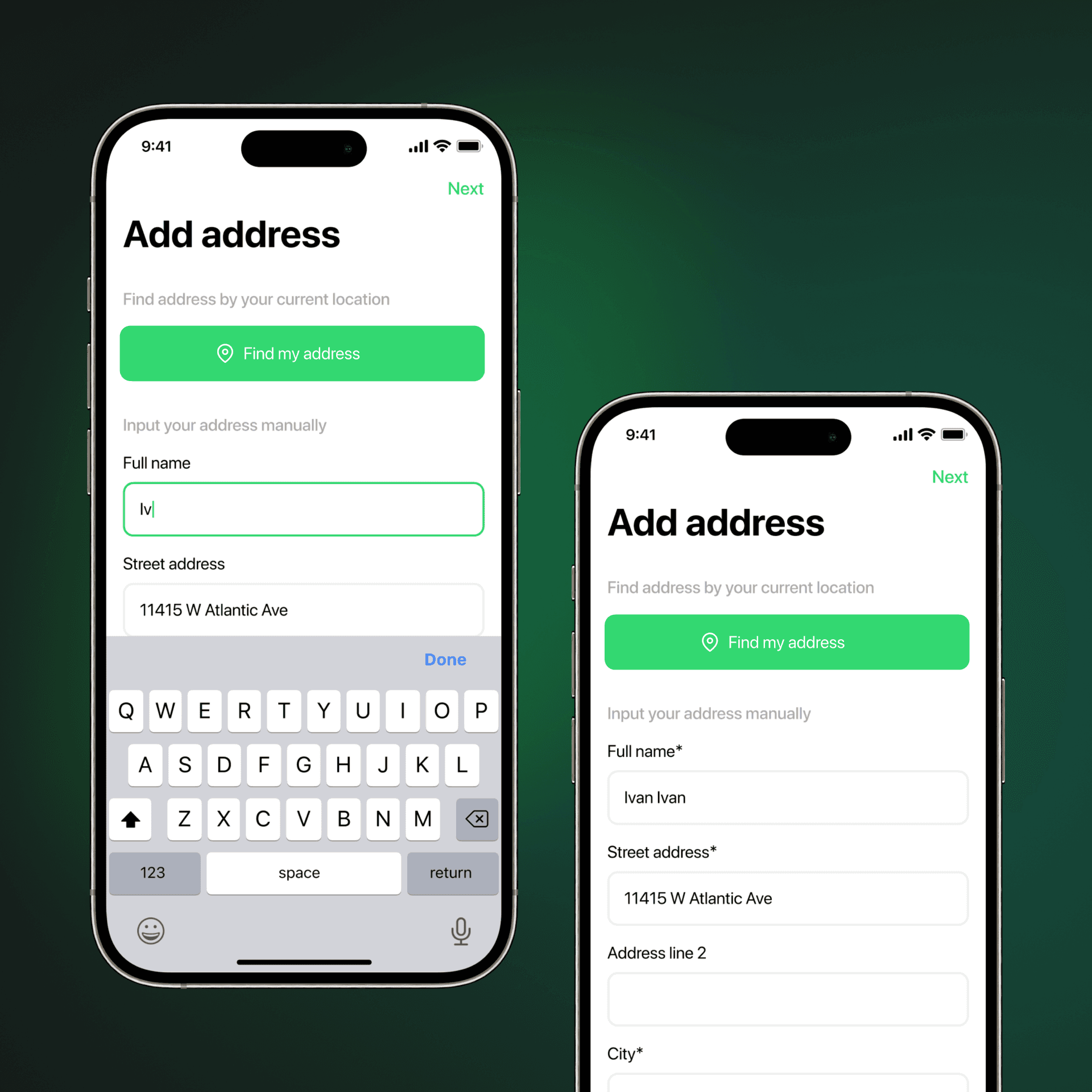 PaperKarma address input field mobile screens