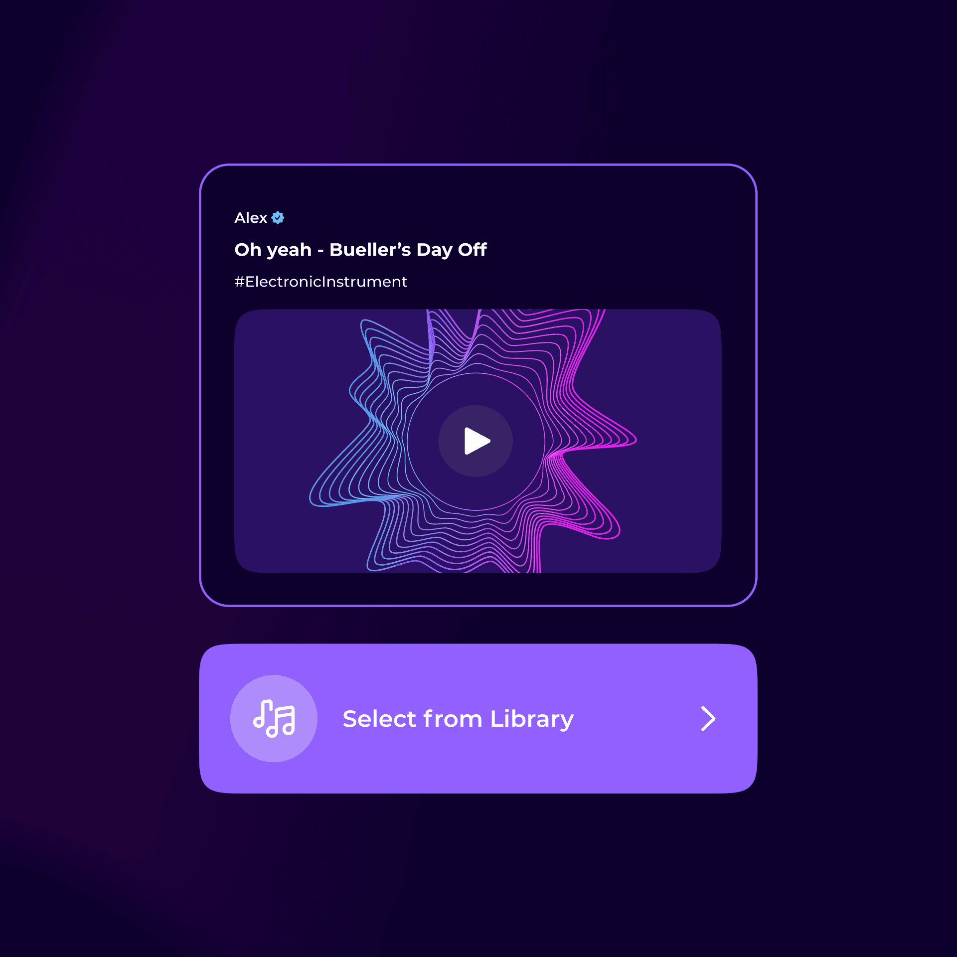 AudioDrop play song image