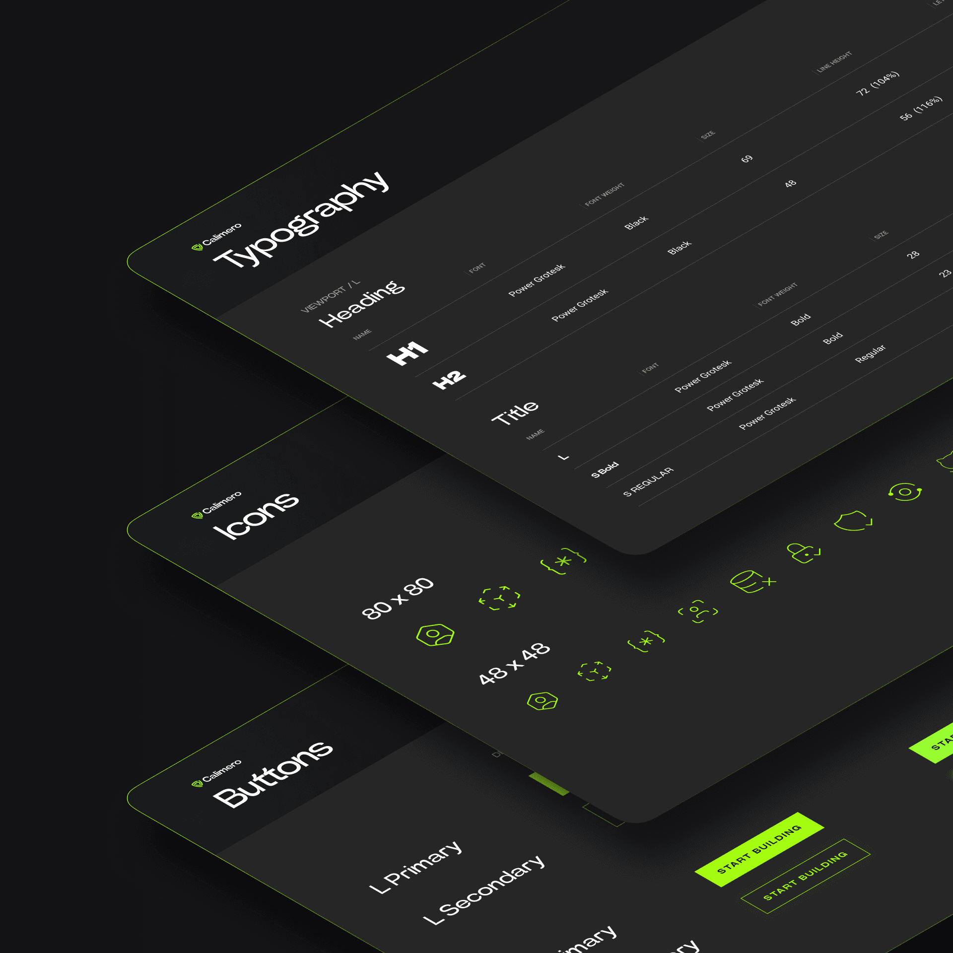 Calimero - Design System Showcase