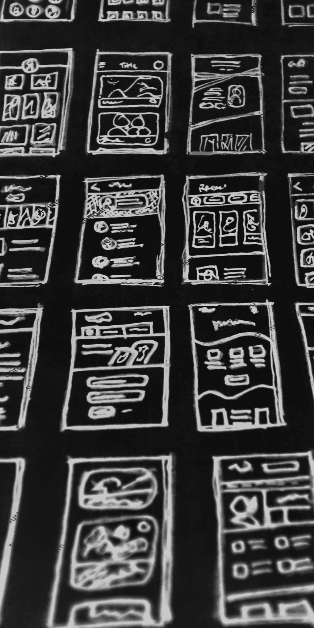 wireframes mockup